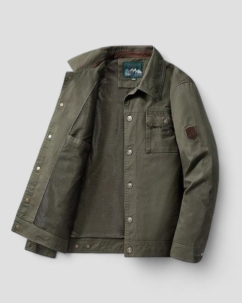 Miesten Bomber-takki Tuulenpitävillä Yksityiskohdilla 1