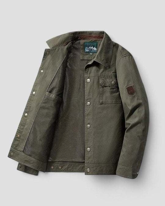 Miesten Bomber-takki Tuulenpitävillä Yksityiskohdilla 1