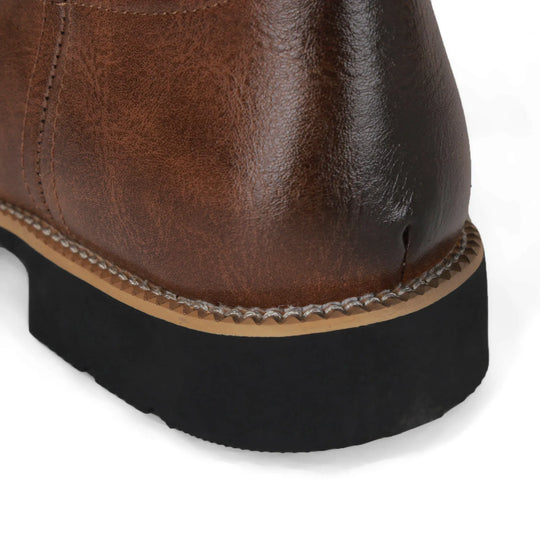 Miesten Bootsit Brodeerattu Denim Retrotyyli 4