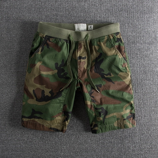 Miesten Camouflage Shortsit Ulkoiluun 1