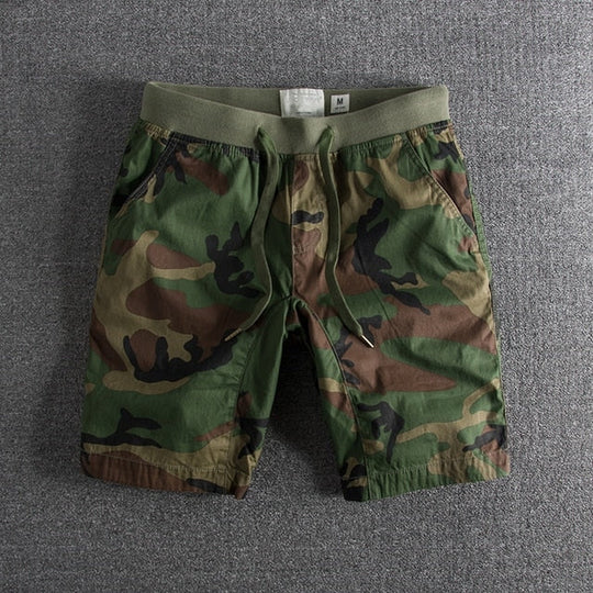 Miesten Camouflage Shortsit Ulkoiluun 1
