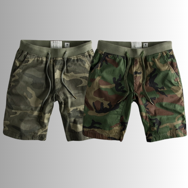 Miesten Camouflage Shortsit Ulkoiluun 2