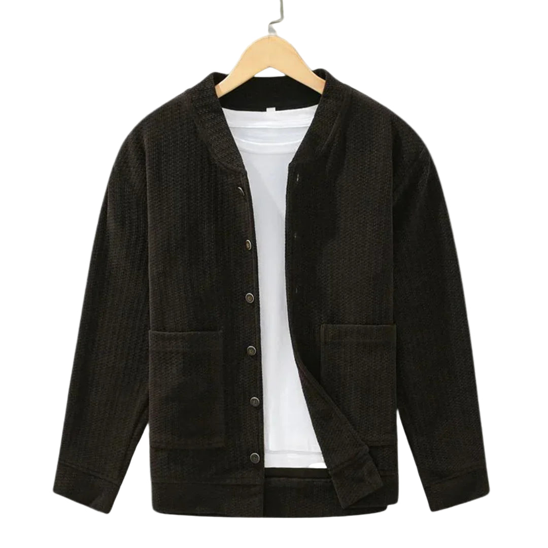 Miesten Cardigan Neulepintainen Rento 0