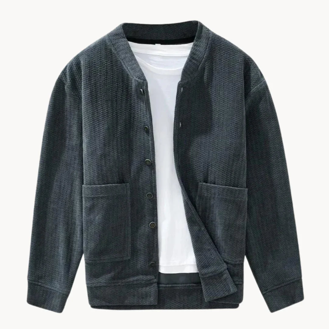 Miesten Cardigan Neulepintainen Rento 1