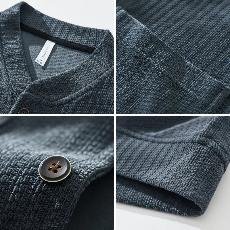 Miesten Cardigan Neulepintainen Rento 6