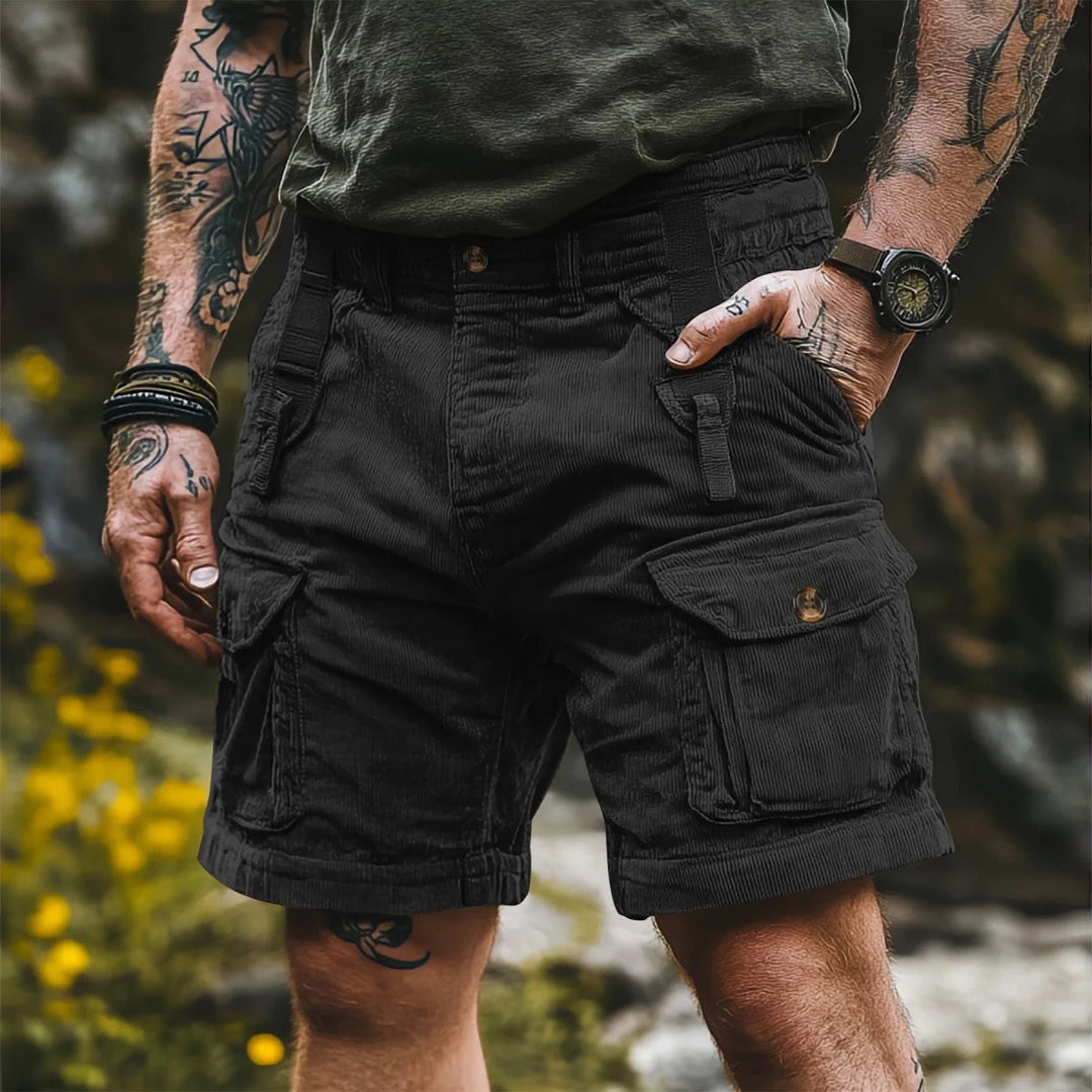 Miesten Cargo Bermuda Shortsit Retro-tyylillä 0