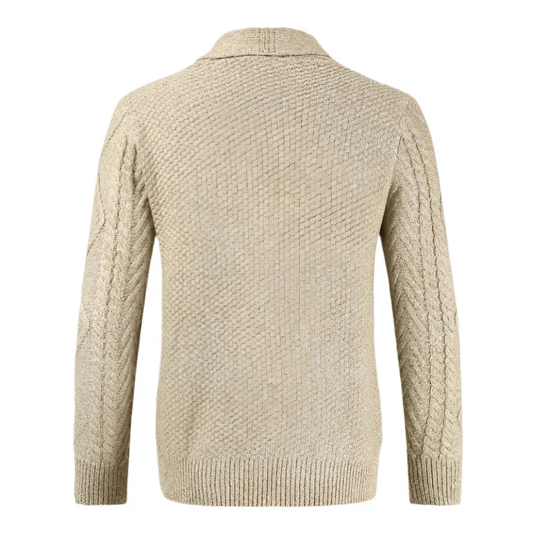 Miesten Cashmere Cardigan Rento Tyyli 2