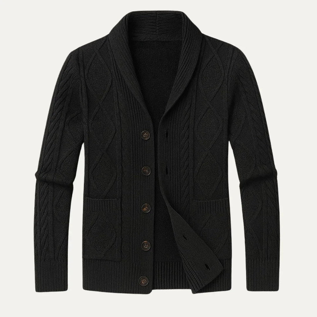 Miesten Cashmere Cardigan Rento Tyyli 3