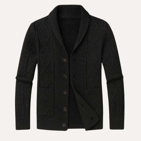 Miesten Cashmere Cardigan Rento Tyyli 3