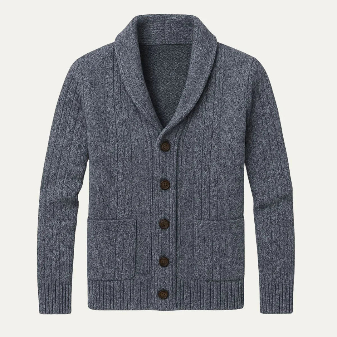 Miesten Cashmere Cardigan Rento Tyyli 4