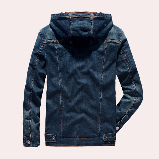 Miesten Denim-takki Rentoon Tyyliin 2