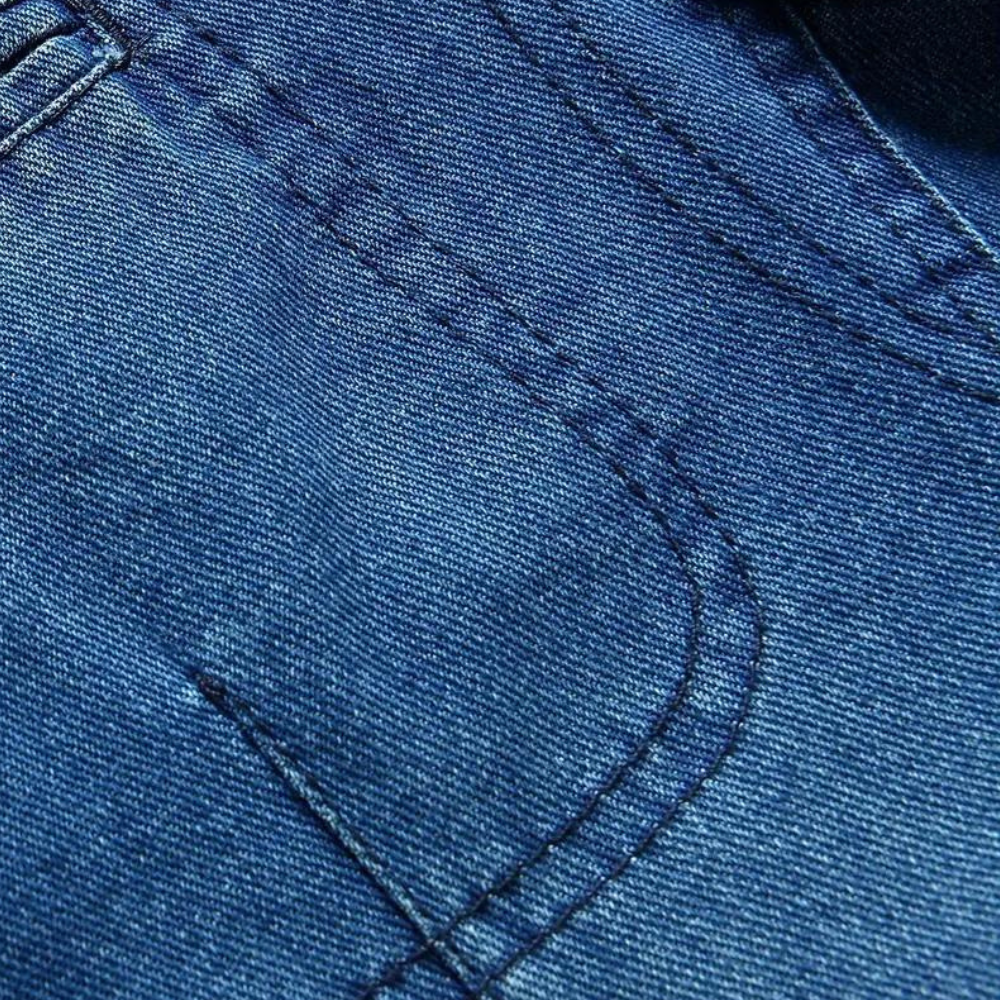 Miesten Denim Blazer Rentoon Tyyliin 3