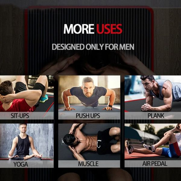 Miesten Fitness- ja Joogamatto Korkeatiheyksinen 5