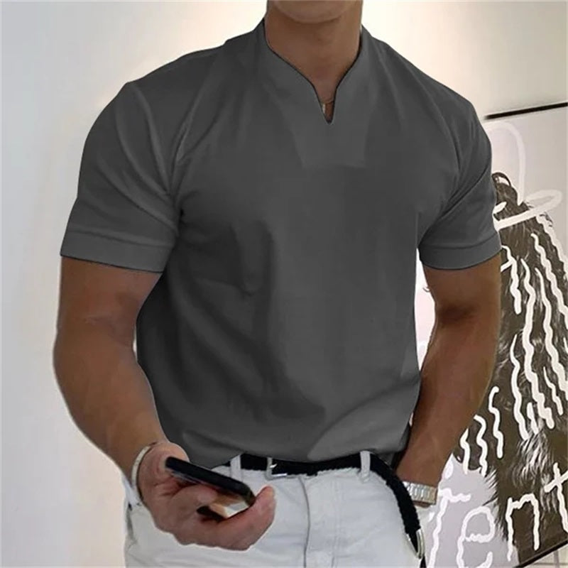 Miesten Fitnesspaita V-pääntiellä 3