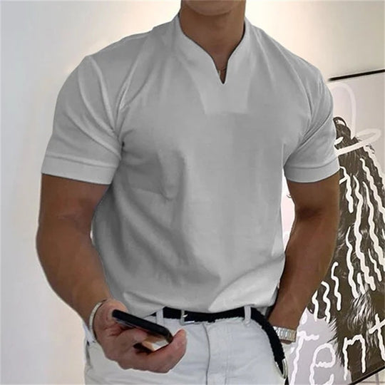 Miesten Fitnesspaita V-pääntiellä 4