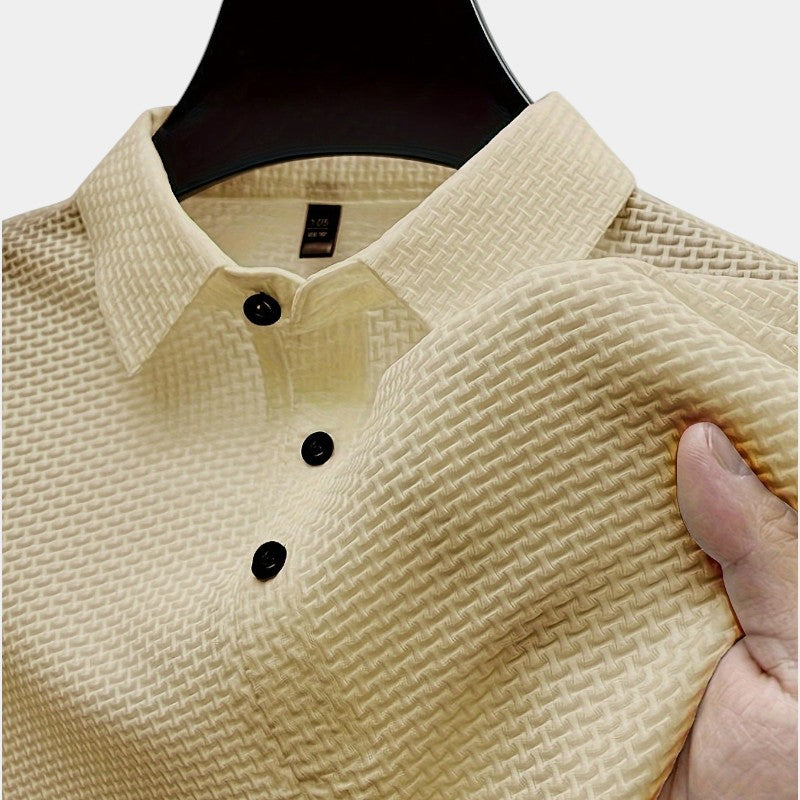 Miesten Golfpaita Lyhythihainen Geometrinen Nylon Spandex 5