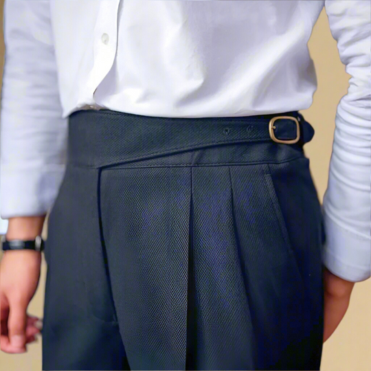 Miesten Housut Korkea Vyötärö Moderni Muotoilu 3