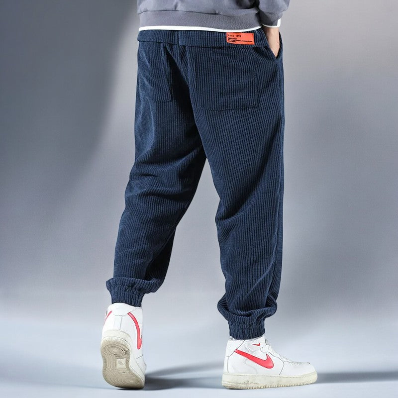 Miesten Housut Rento Corduroy Mukavuus 1