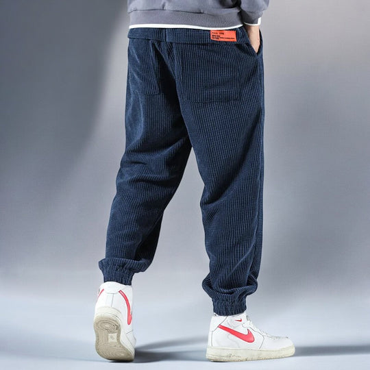 Miesten Housut Rento Corduroy Mukavuus 1