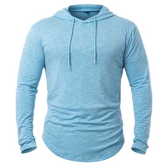 Miesten Huppari Kevyt Urheilumalli Polyesteri Puuvilla Spandex 0