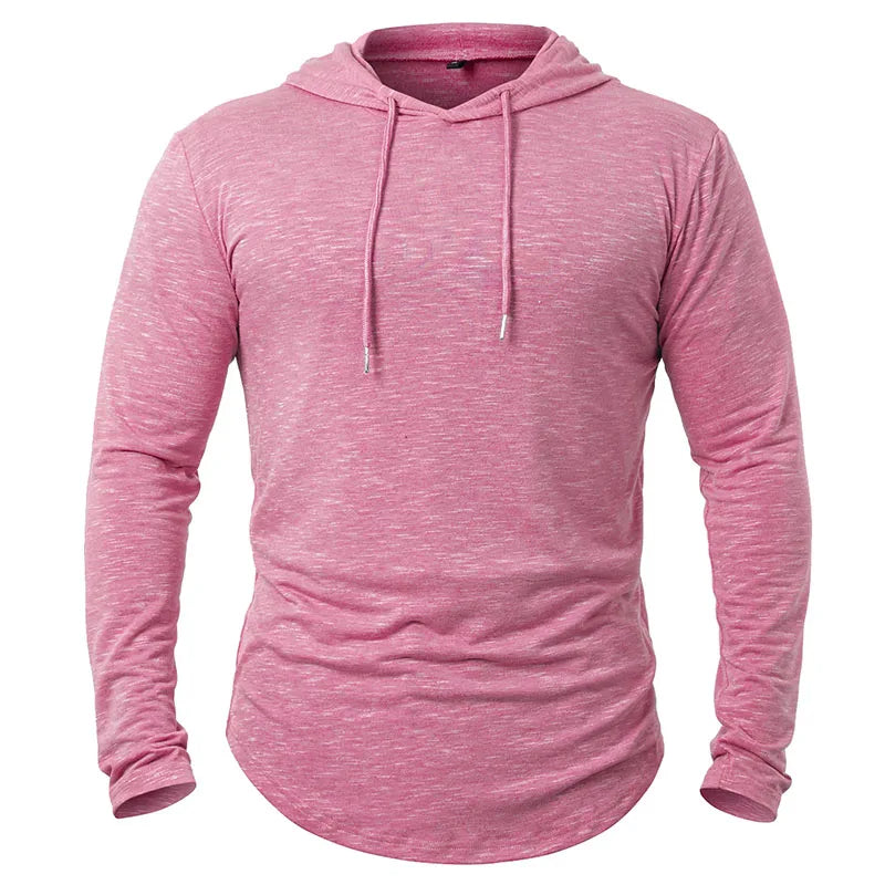 Miesten Huppari Kevyt Urheilumalli Polyesteri Puuvilla Spandex 10