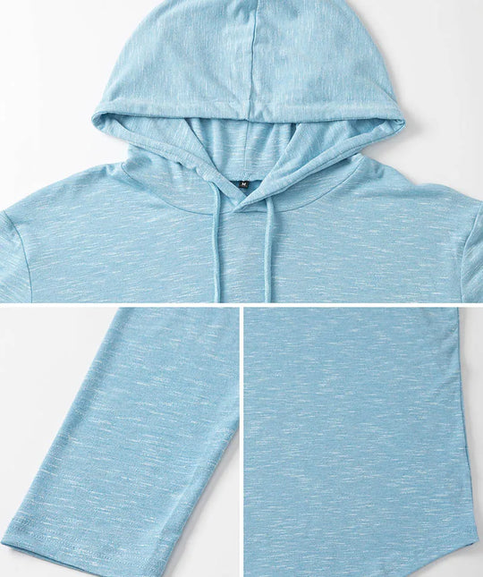 Miesten Huppari Kevyt Urheilumalli Polyesteri Puuvilla Spandex 5