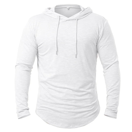 Miesten Huppari Kevyt Urheilumalli Polyesteri Puuvilla Spandex 6