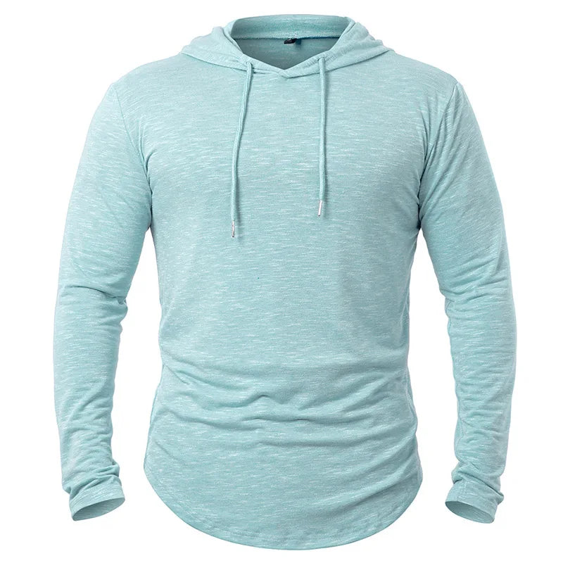 Miesten Huppari Kevyt Urheilumalli Polyesteri Puuvilla Spandex 7