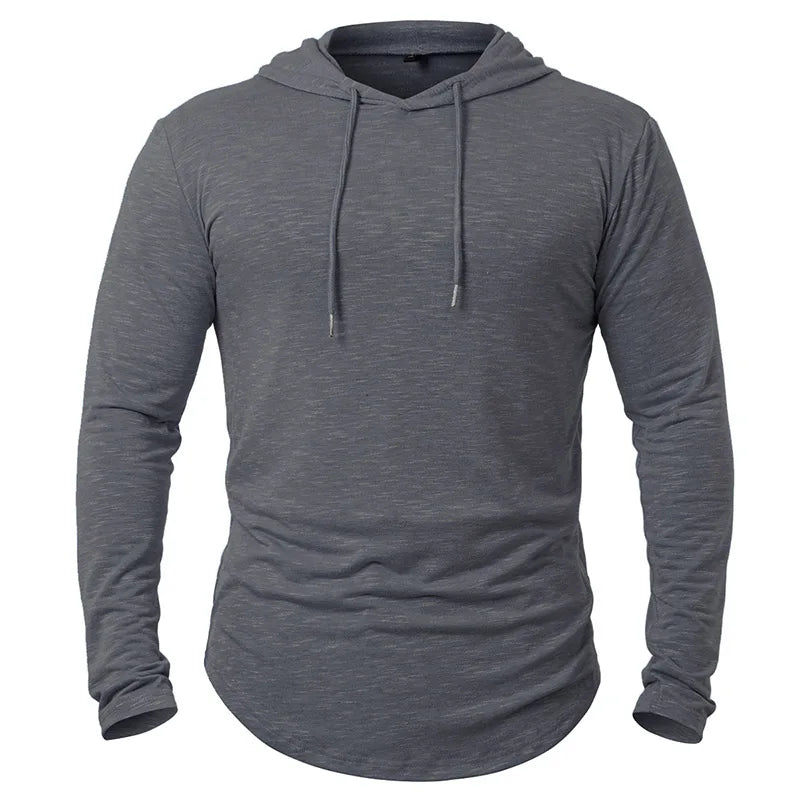 Miesten Huppari Kevyt Urheilumalli Polyesteri Puuvilla Spandex 9