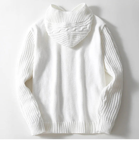 Miesten Huppari Neuletakki Kaapelikuviolla 2