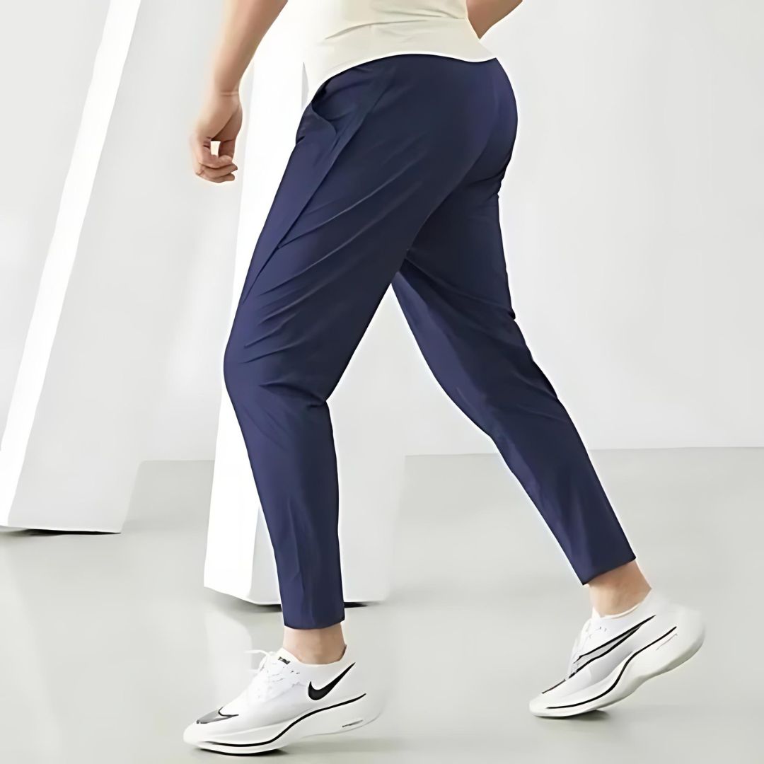 Miesten Juoksuhousut Tapered Fit Kosteutta Siirtävä Materiaali 1