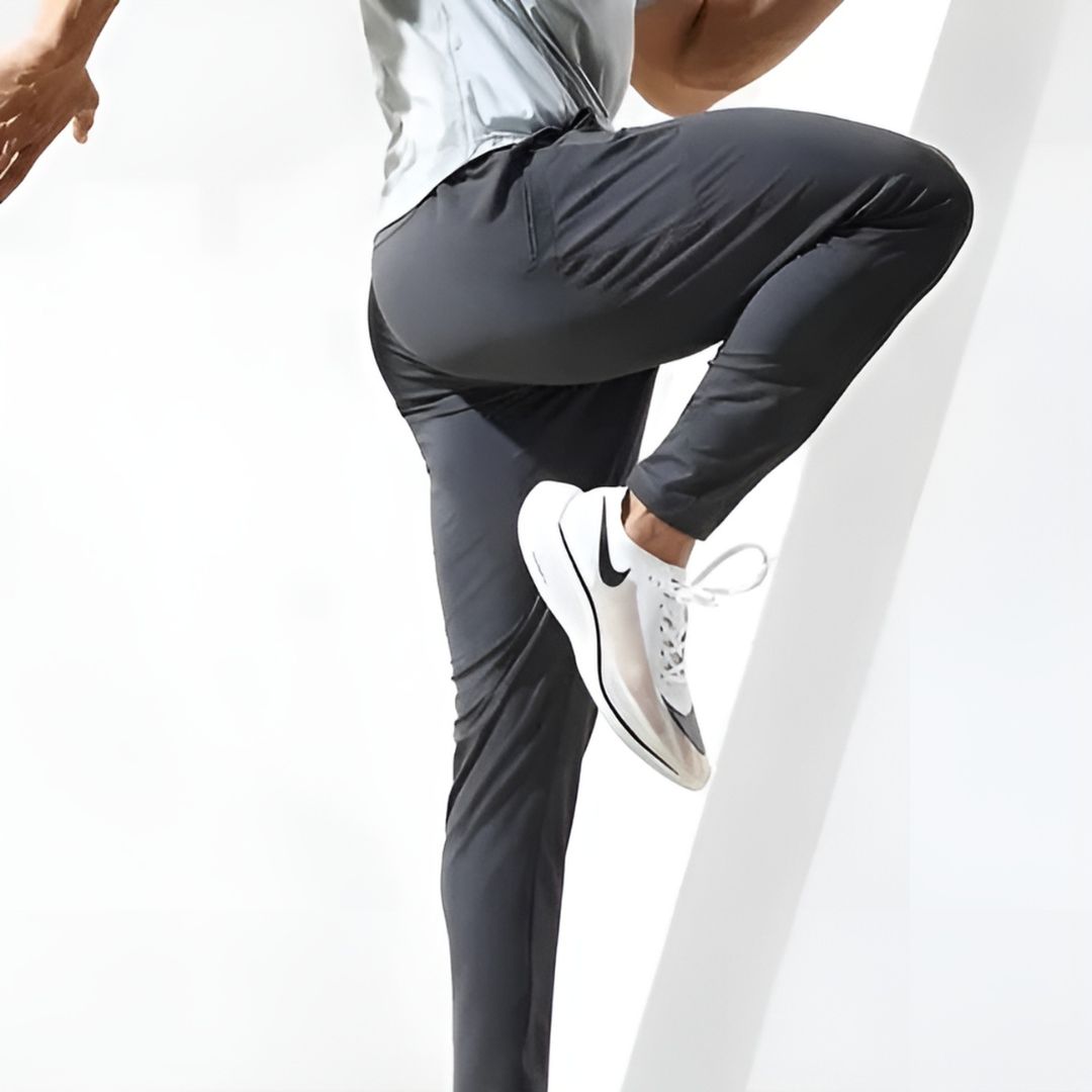 Miesten Juoksuhousut Tapered Fit Kosteutta Siirtävä Materiaali 2