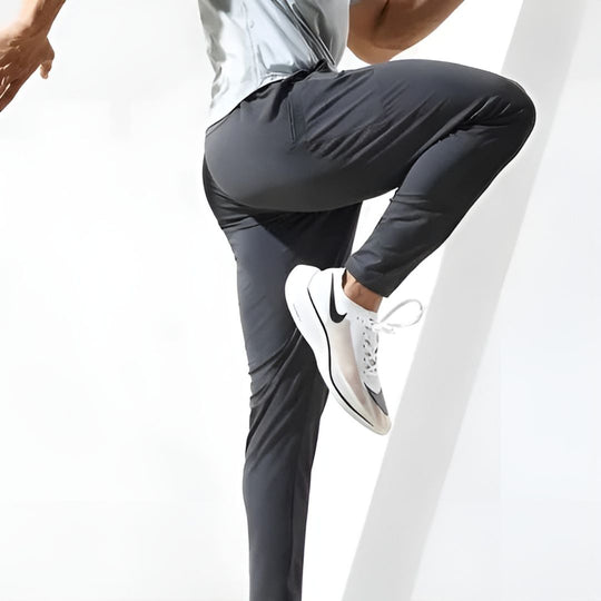 Miesten Juoksuhousut Tapered Fit Kosteutta Siirtävä Materiaali 2
