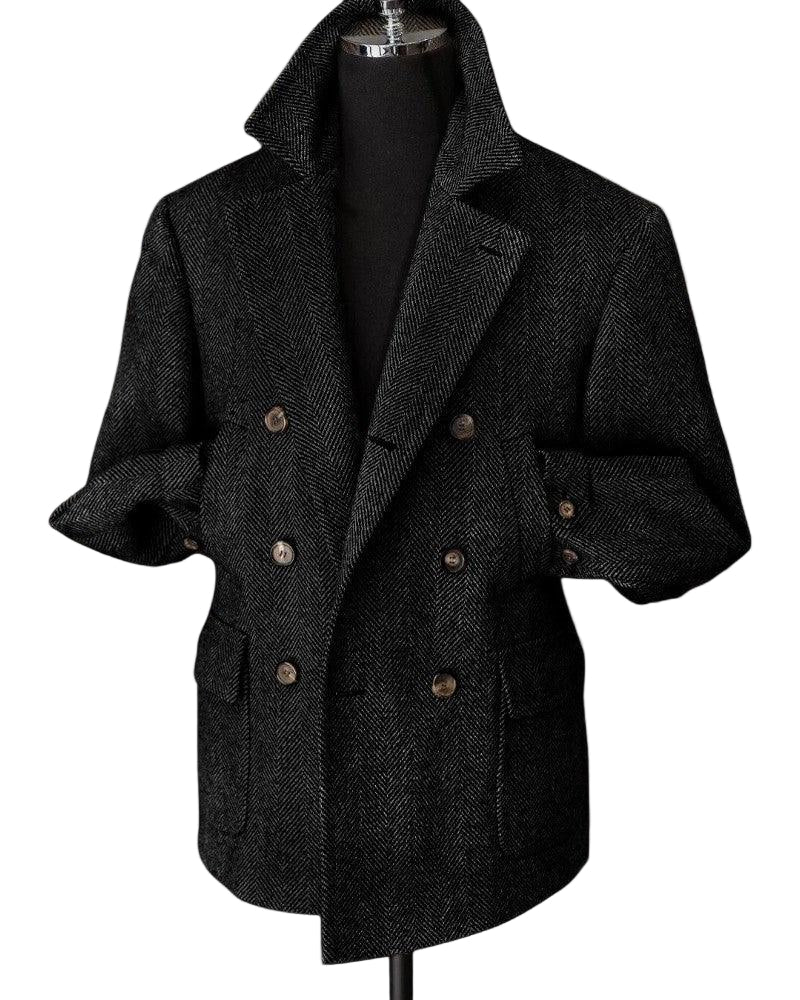 Miesten Kaksirivinen Bleiseri Tyylikäs 0