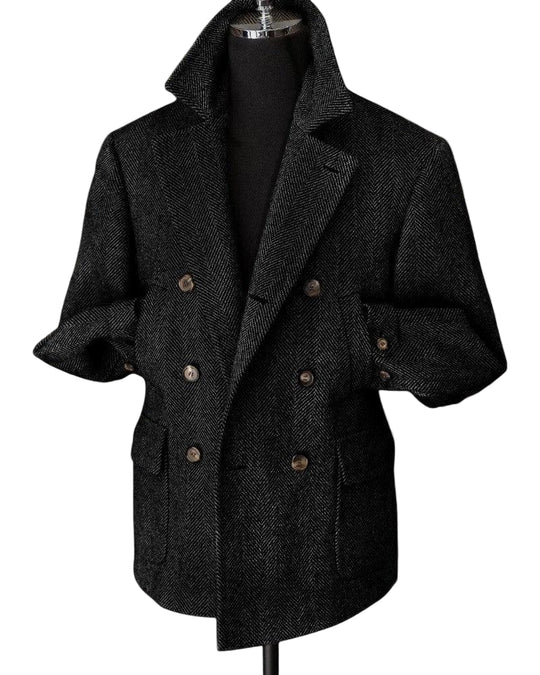 Miesten Kaksirivinen Bleiseri Tyylikäs 0