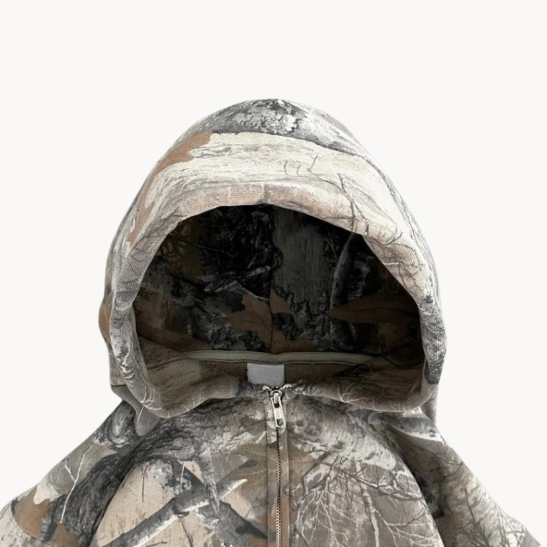 Miesten Kamouflage Hoodie Rentoa Tyyliä Varten 3
