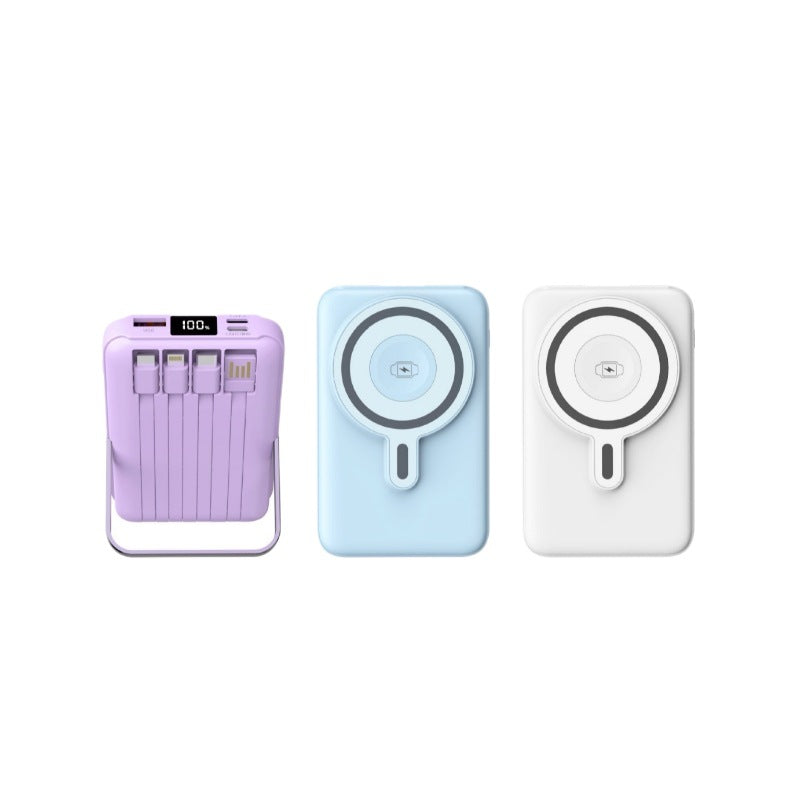Miesten Kannettava Powerbank MagSafe-yhteensopiva Monitoiminen Latauslaite 1