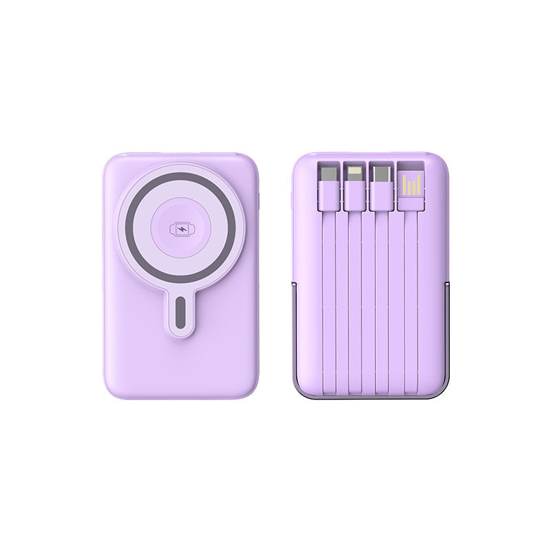 Miesten Kannettava Powerbank MagSafe-yhteensopiva Monitoiminen Latauslaite 3