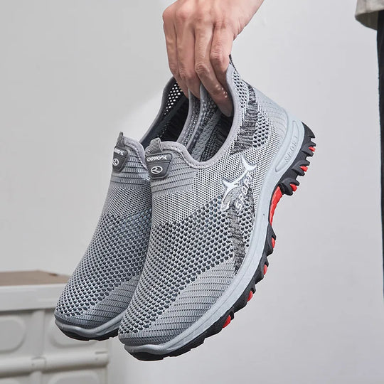 Miesten Kevyet Verkko Sneakers Muotiin Sopivat Kävelykengät 2