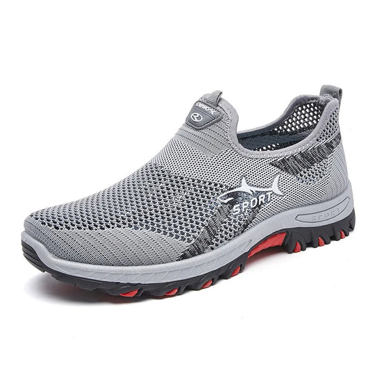 Miesten Kevyet Verkko Sneakers Muotiin Sopivat Kävelykengät 4