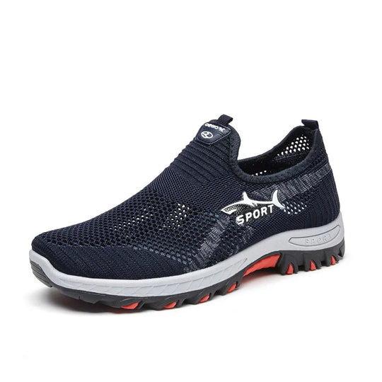 Miesten Kevyet Verkko Sneakers Muotiin Sopivat Kävelykengät 7