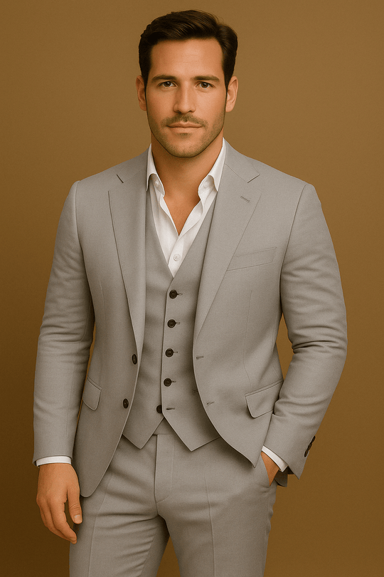 Miesten Kolmiosainen Puku Virallisiin Tapahtumiin 12