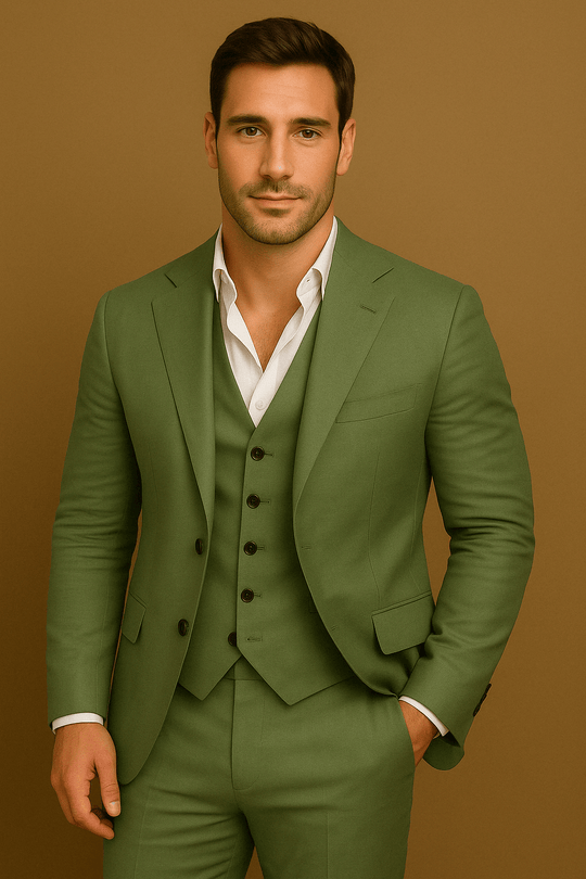 Miesten Kolmiosainen Puku Virallisiin Tapahtumiin 4