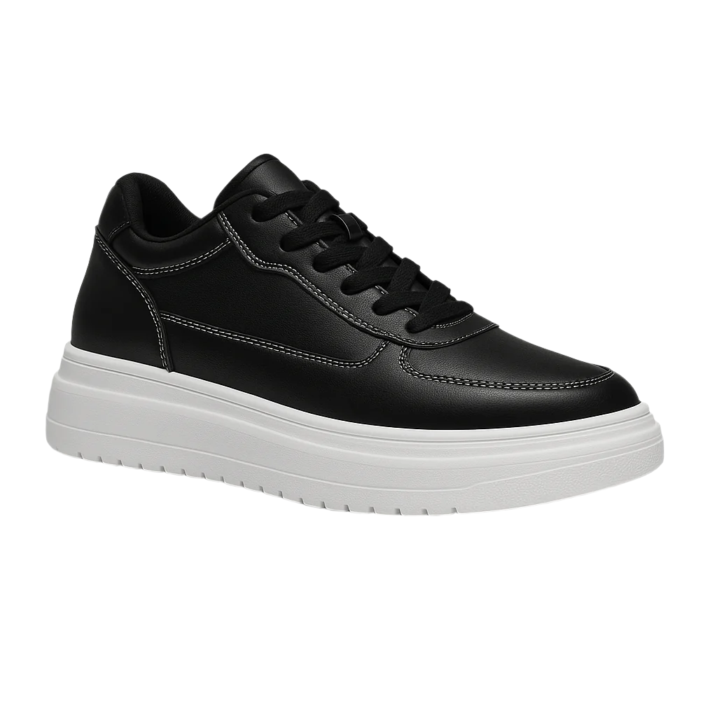 Miesten Korkeavartiset Sneakerit Minimalistisella Designilla 0