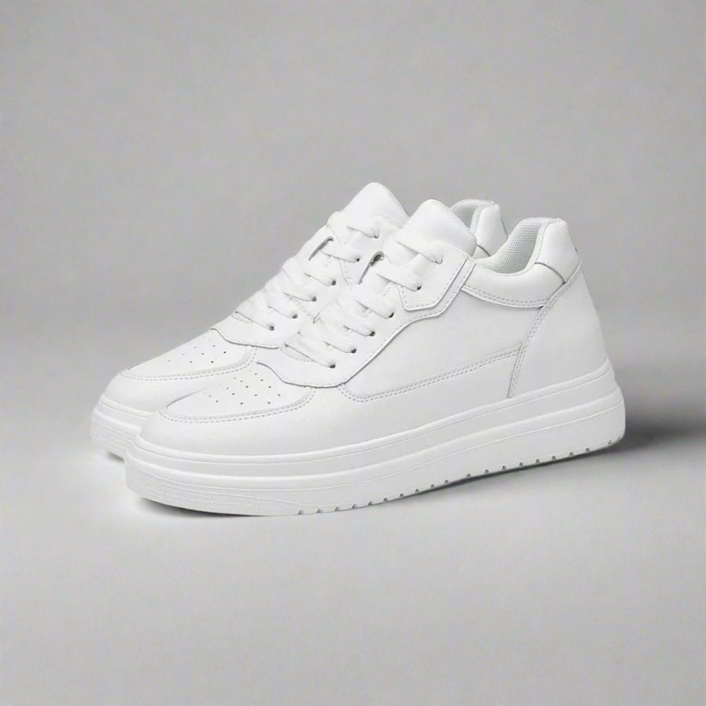 Miesten Korkeavartiset Sneakerit Minimalistisella Designilla 1