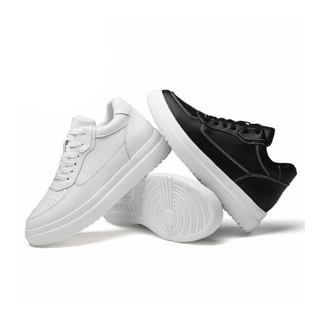 Miesten Korkeavartiset Sneakerit Minimalistisella Designilla 4