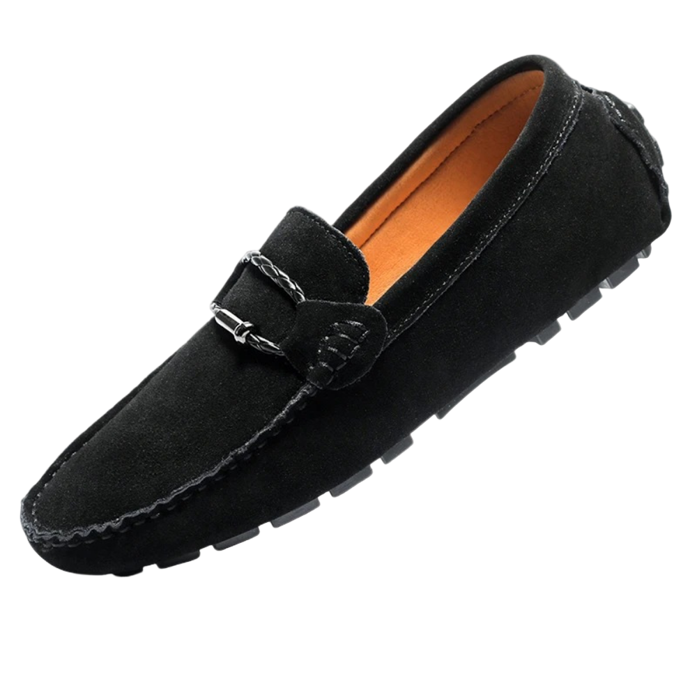 Miesten Loaferit Mukavalla Gummipohjalla 0
