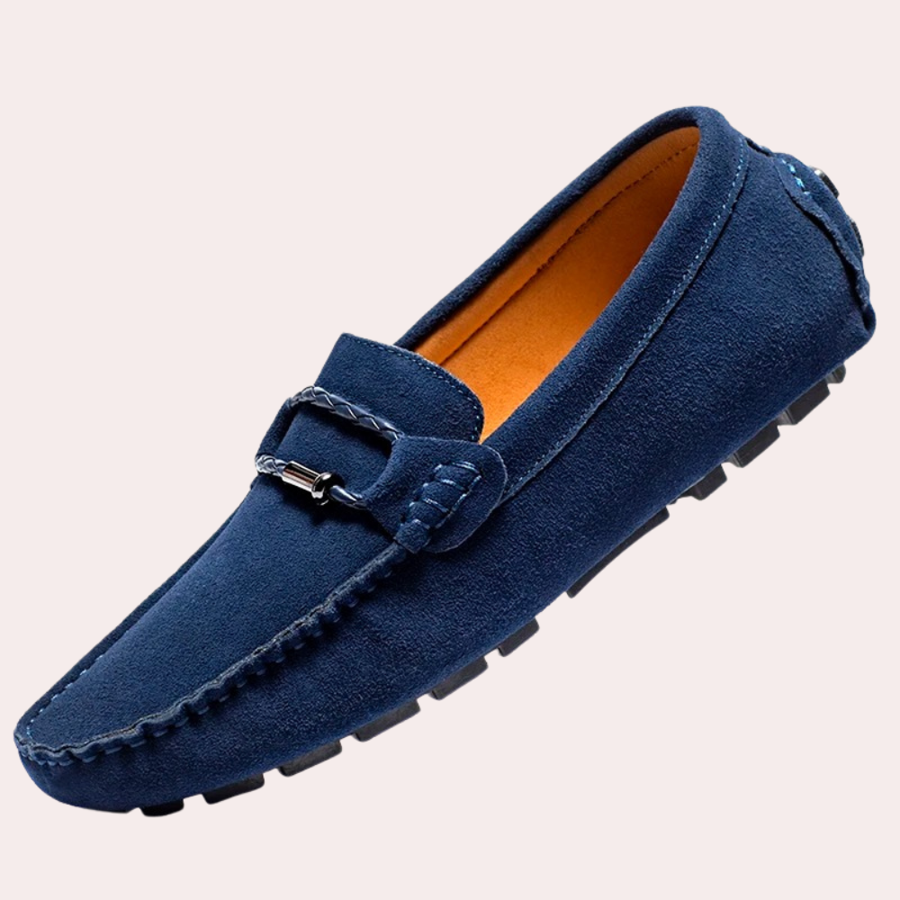 Miesten Loaferit Mukavalla Gummipohjalla 4
