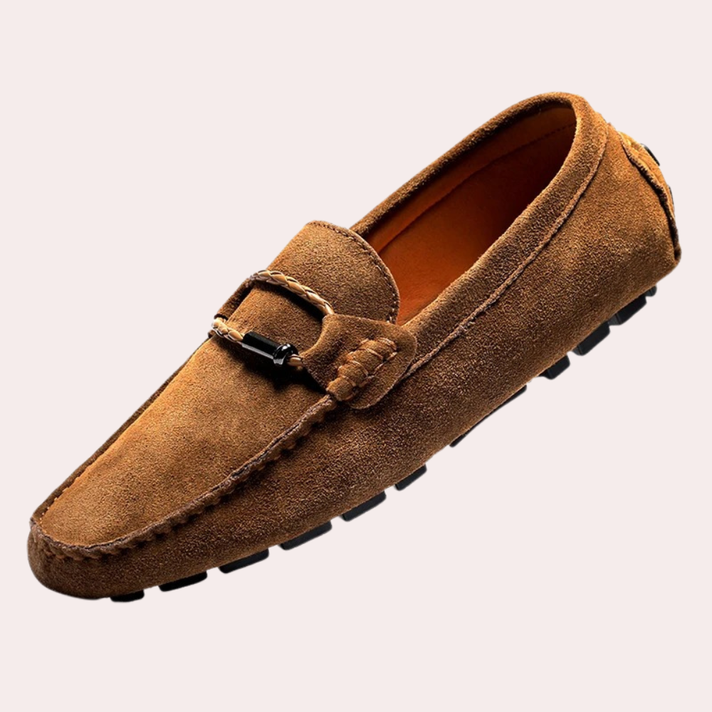 Miesten Loaferit Mukavalla Gummipohjalla 5