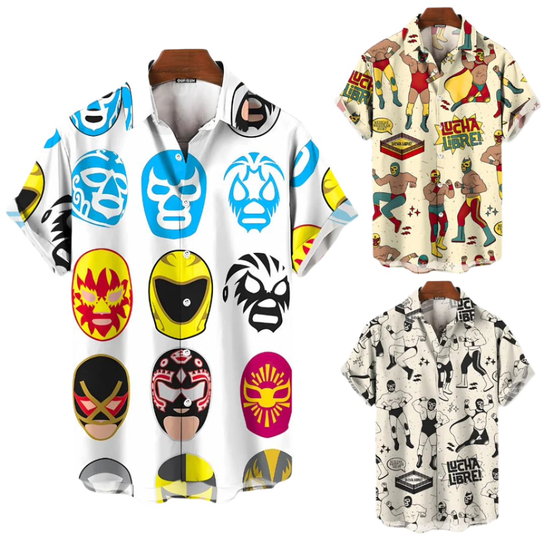 Miesten Luchador-paita Rento Tyyli 0